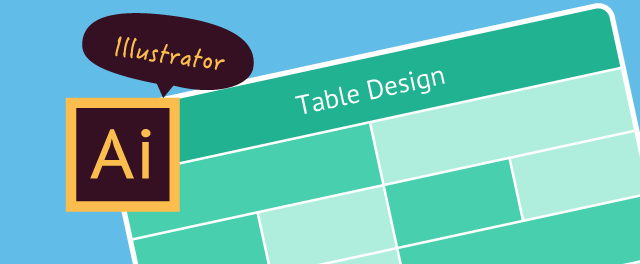 Illustratorで効率よく表組作成 Agn Web